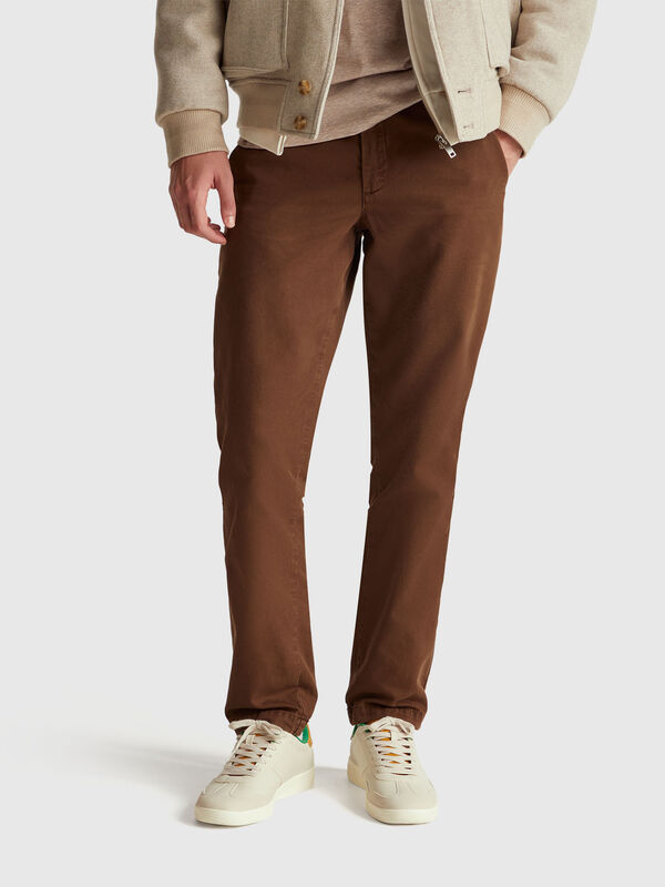 Slim fit chinos Men