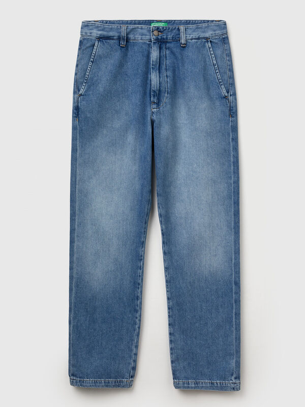 Straight fit jean chinos Men