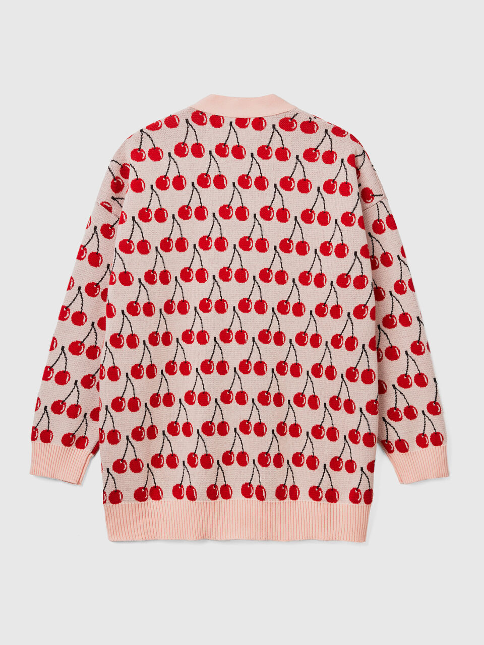 Cardigan with fruit pattern image number 2