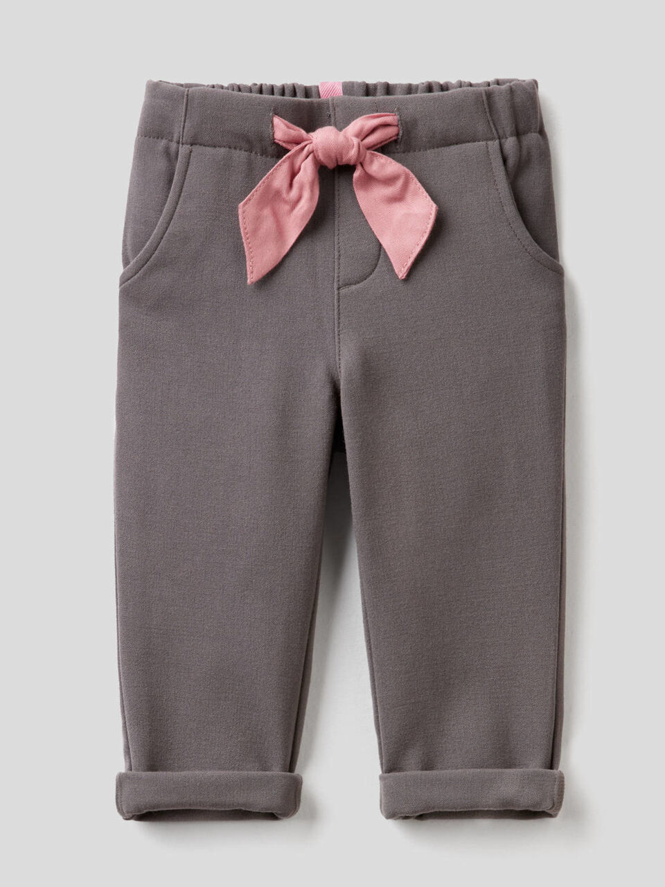 Trousers with clashing drawstring image number 1