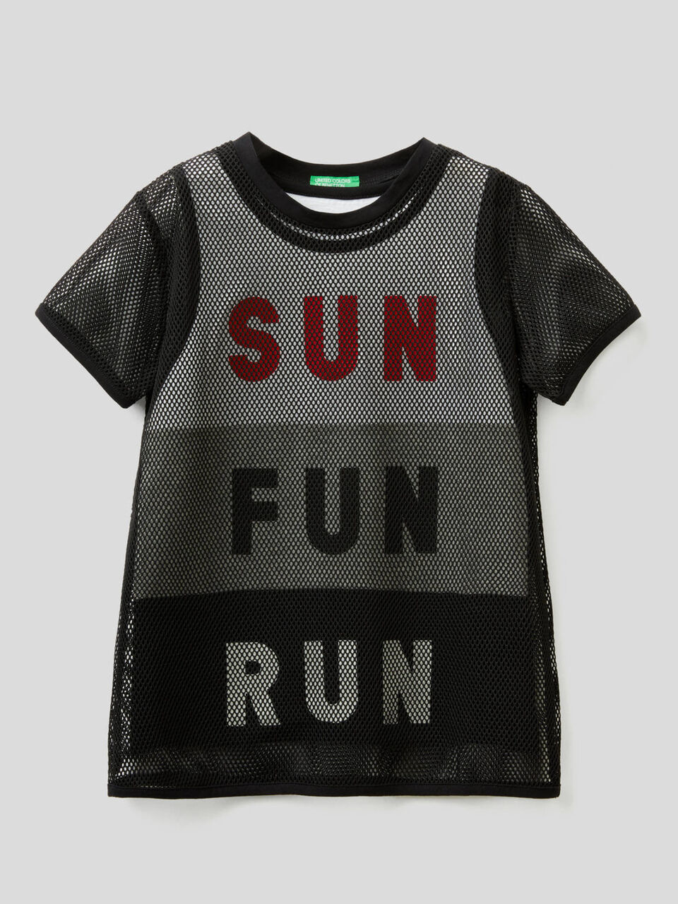 T-shirt with double layer image number 1