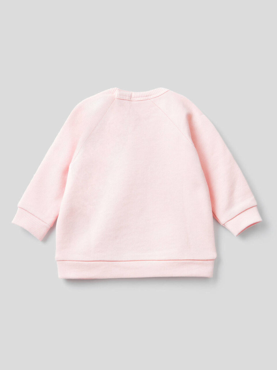 Organic cotton sweatshirt with animal print image number 2