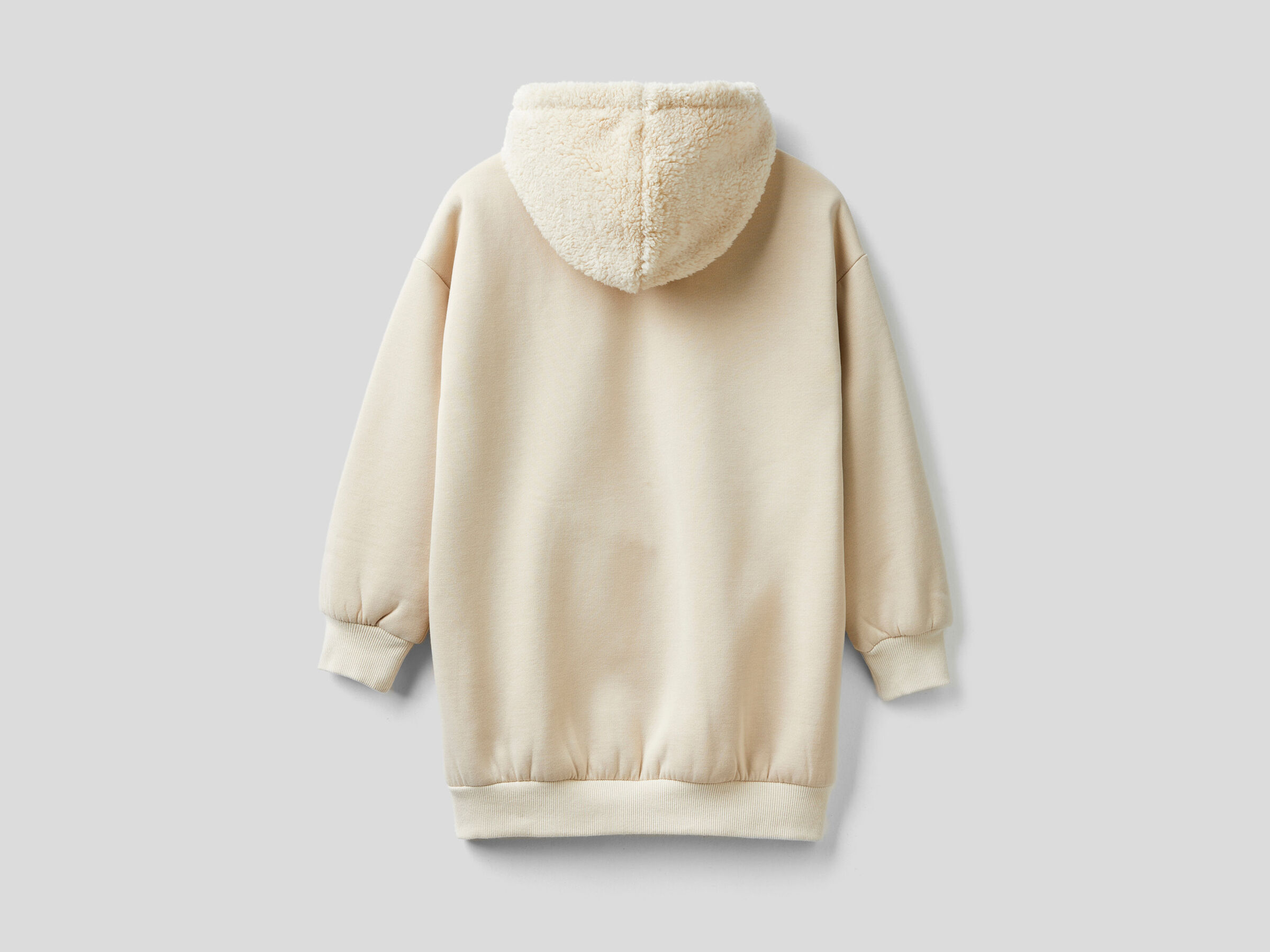Maxi hoodie with fur image number 2
