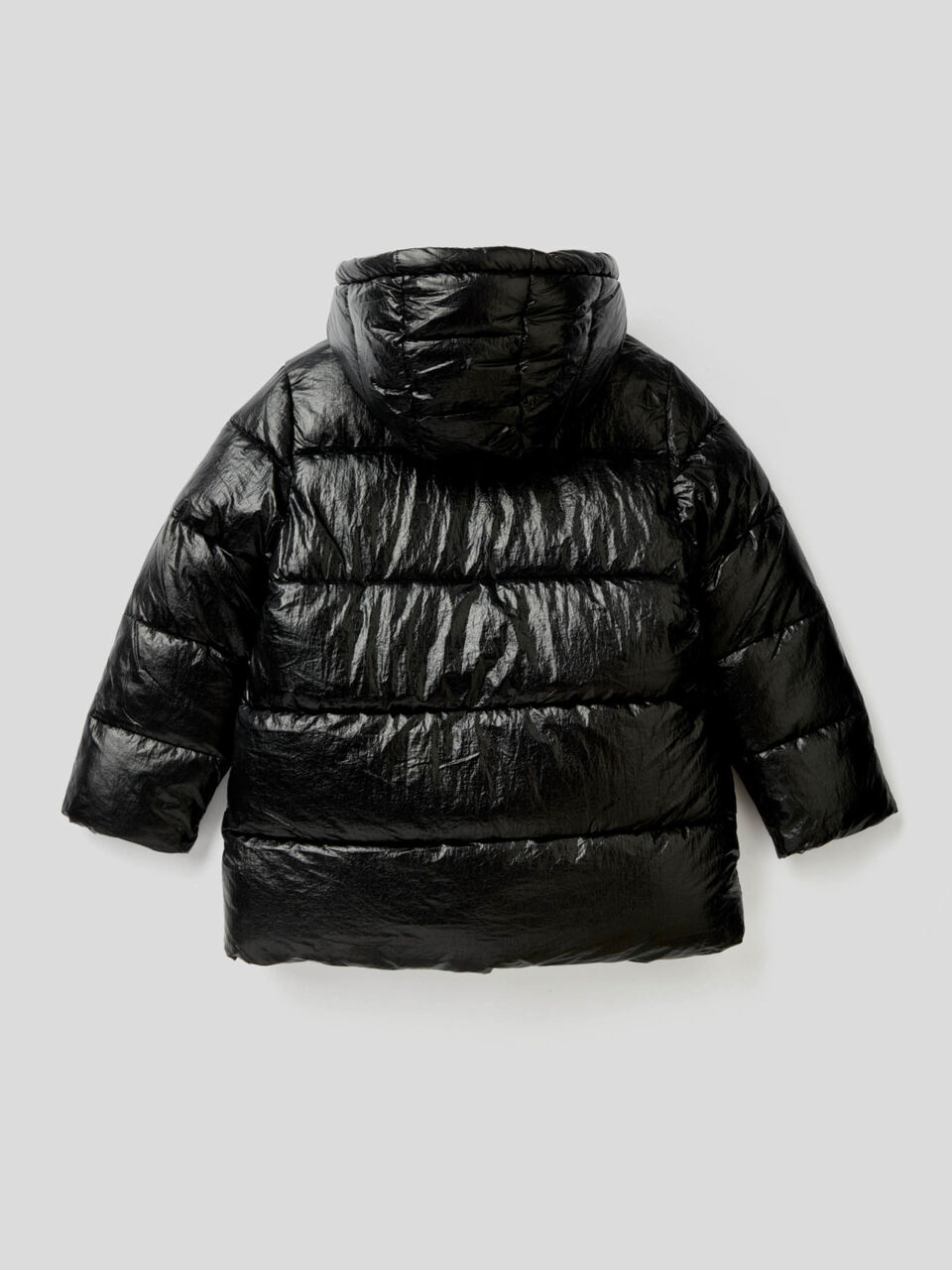 Padded jacket with foil look image number 2