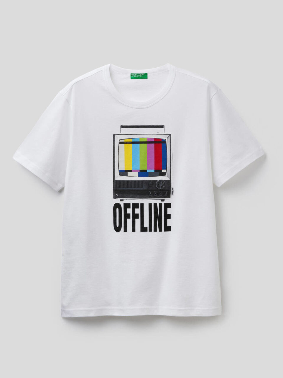 100% cotton t-shirt with print image number 1