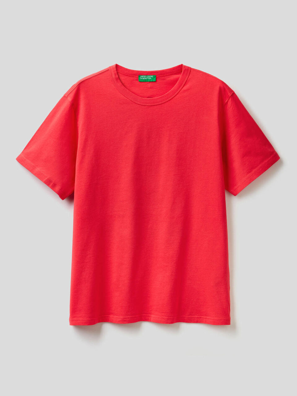 Pure cotton t-shirt with print image number 1