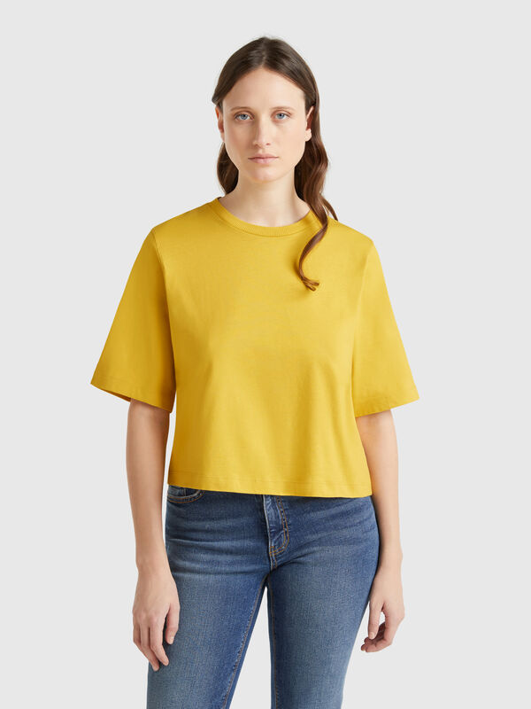 100% cotton boxy fit t-shirt Women