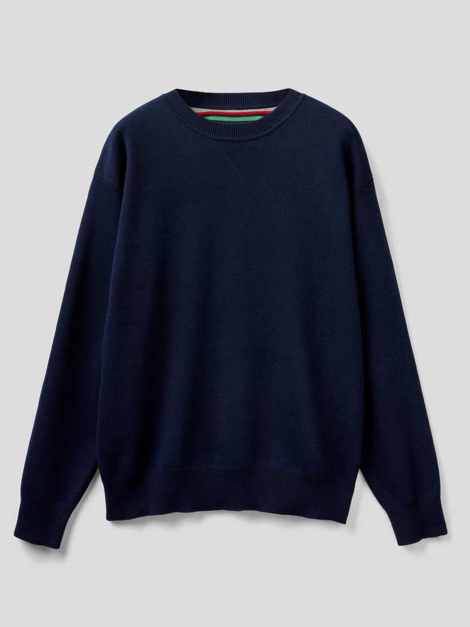 Reversible sweater in tricot cotton image number 1