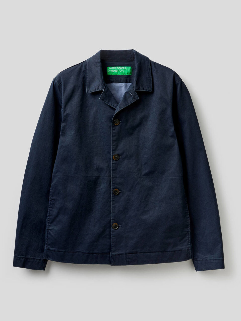 Stretch cotton jacket image number 1