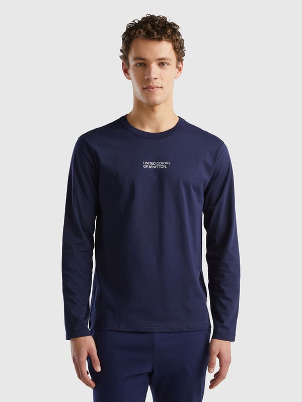 Long sleeve 100% cotton top Men