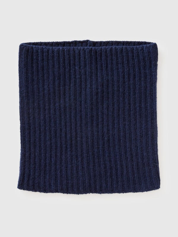 Wool blend neck warmer Women