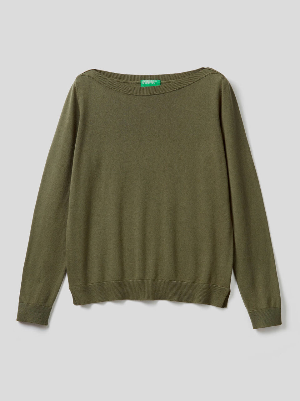 Boat neck sweater image number 1