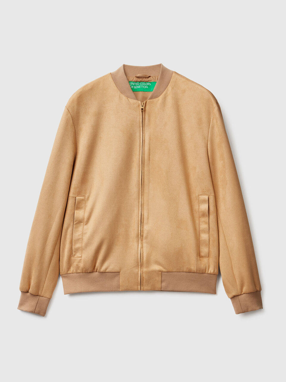 Suede-look bomber image number 1