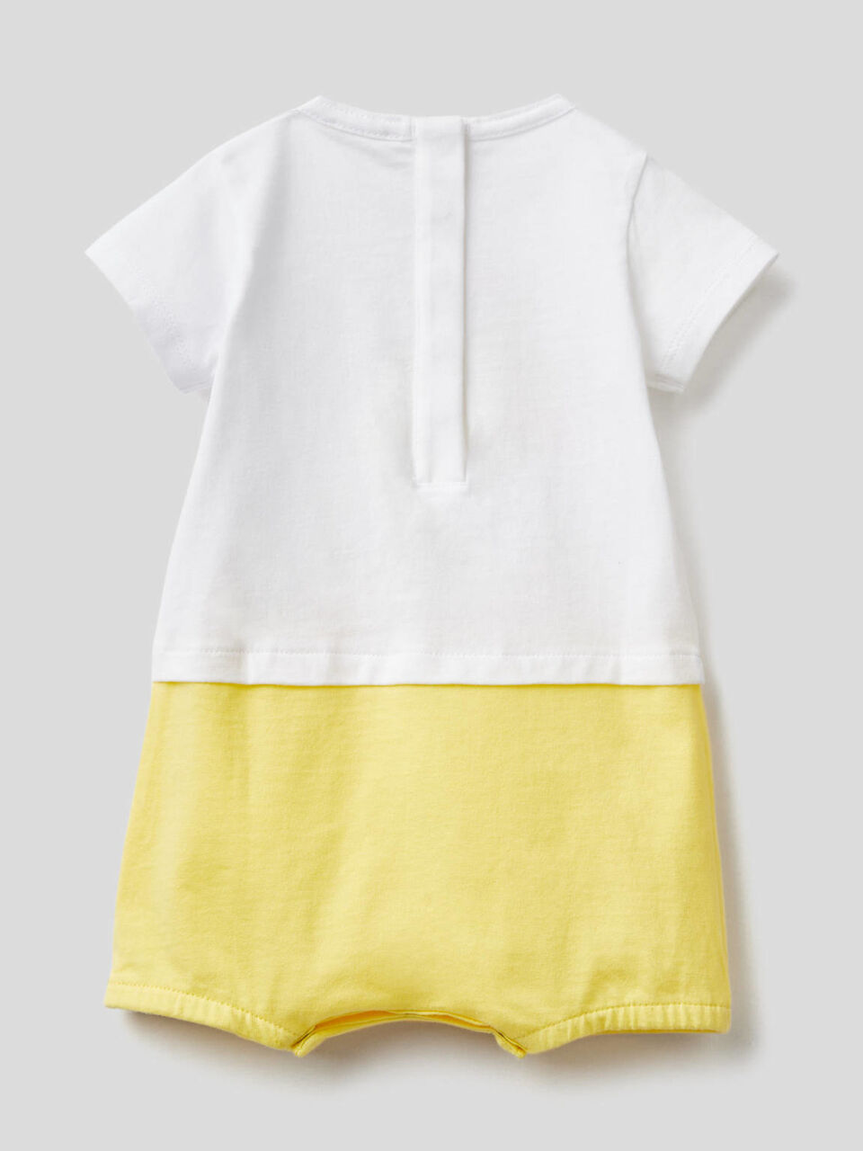 Short romper in organic cotton image number 2