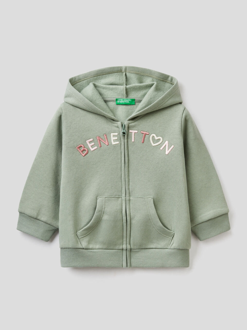 Sweatshirt with embroidered logo image number 1